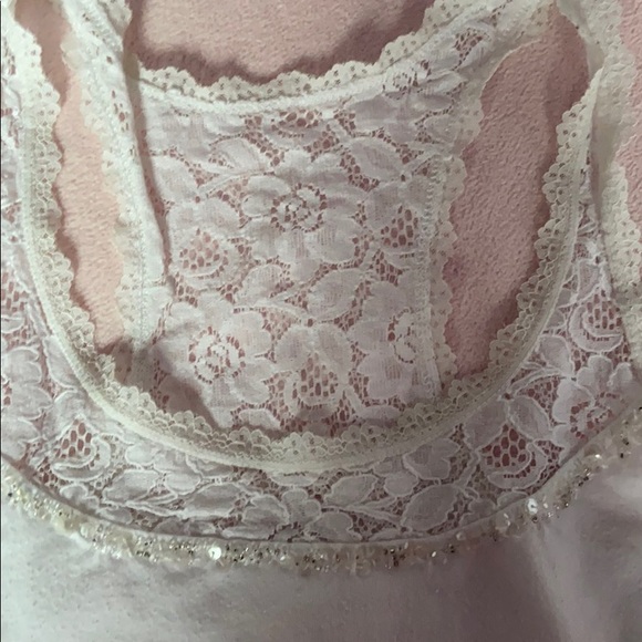 Hollister lace beaded racer back tank - Picture 2 of 5